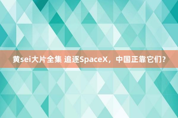 黄sei大片全集 追逐SpaceX，中国正靠它们？