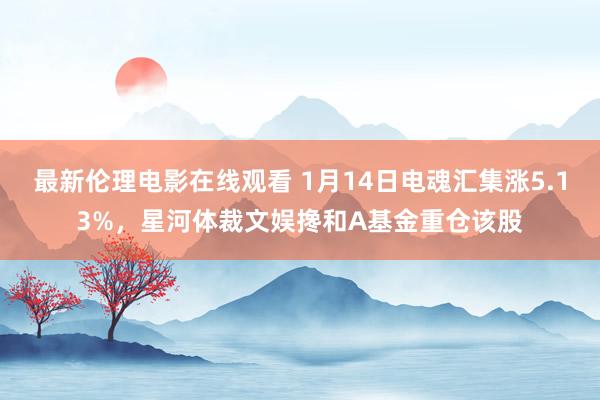 最新伦理电影在线观看 1月14日电魂汇集涨5.13%，星河体裁文娱搀和A基金重仓该股