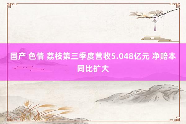 国产 色情 荔枝第三季度营收5.048亿元 净赔本同比扩大